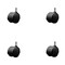 Service Caster 2'' Chair Casters Nylon Hooded Twin Wheel 7/16'' Grip Ring Stem , 4PK SCC-GR02S50-NYS-716-4 - alternate 1